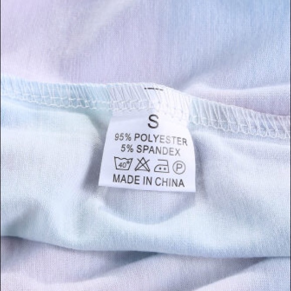 Tie Dye Maxi Dress Pink Blue Medium - Picture 7 of 8